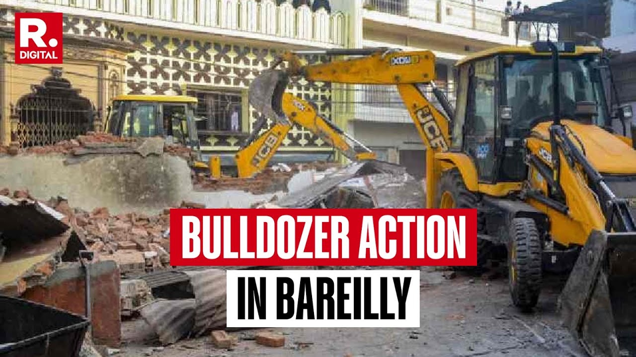 UP BREAKING: Bulldozer Action Continues In Bareilly, SP MLA Wajid Beg's Wedding Hall Demolished