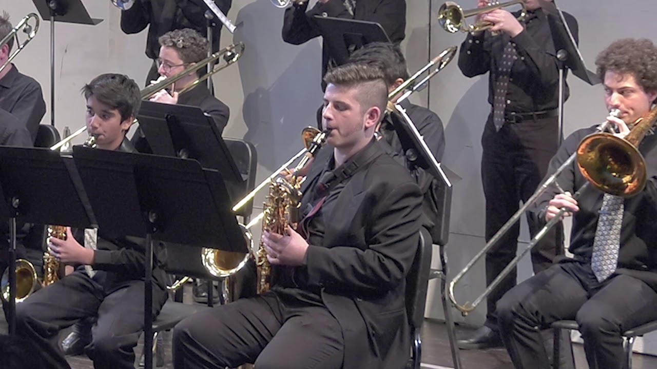 Ridgefield High School Jazz Band - Basie Straight Ahead by Sammy Nestico