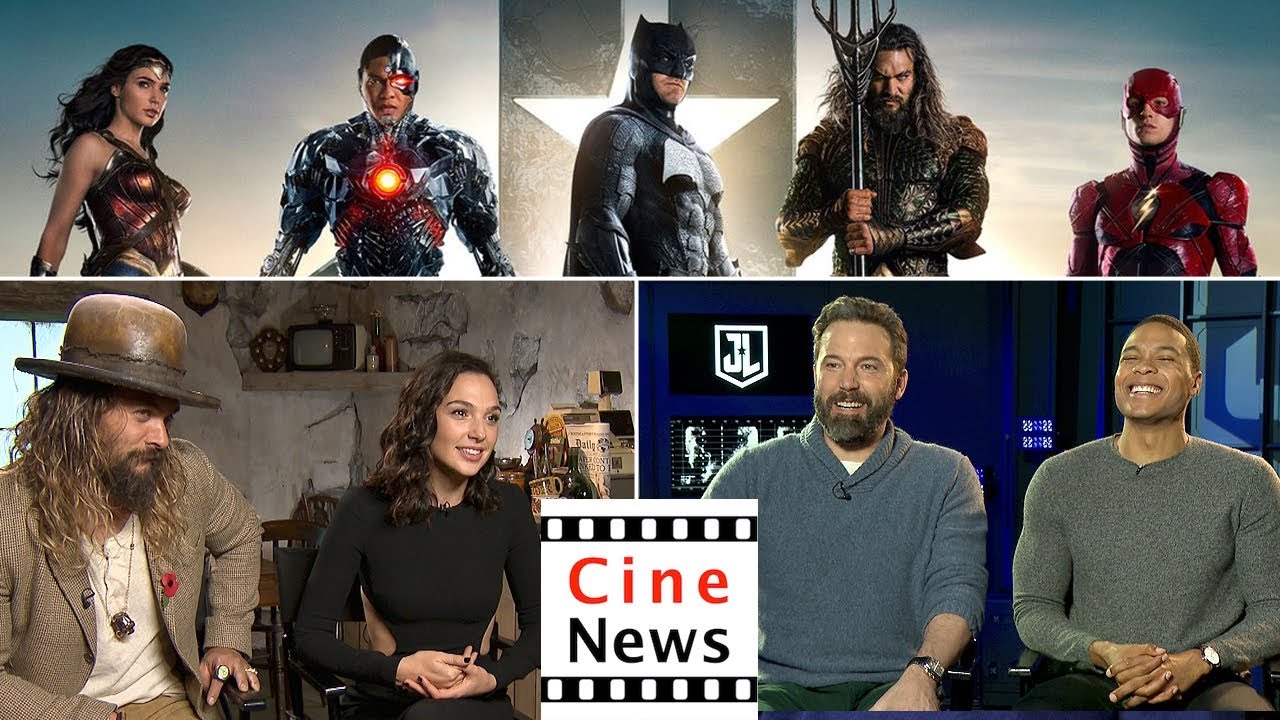 Justice League: Ben Affleck, Gal Gadot, Jason Momoa & Ray Fisher