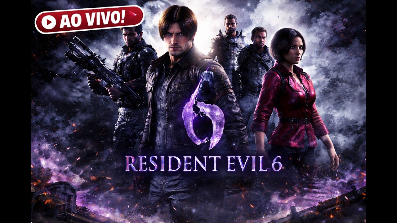 RESIDENT EVIL 6 AO VIVO 🔴 SÓ BORA