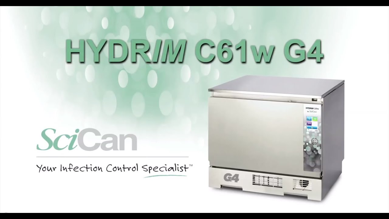 From SciCan, the HYDRIM C61w G4 instrument washer
