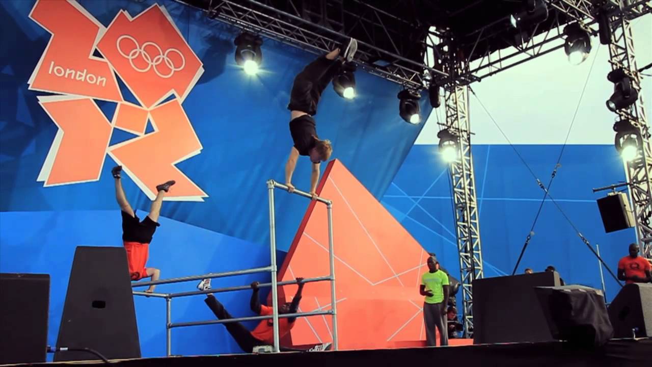 London 2012 Olympics '1 Year To Go' Display | Parkour Generations