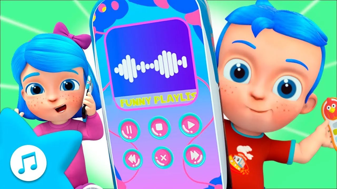 Le Téléphone Sonne 📱 La Famille Blu CHANSONS 🎵 VIDÉOS POUR ENFANTS | Le Royaume des Enfants