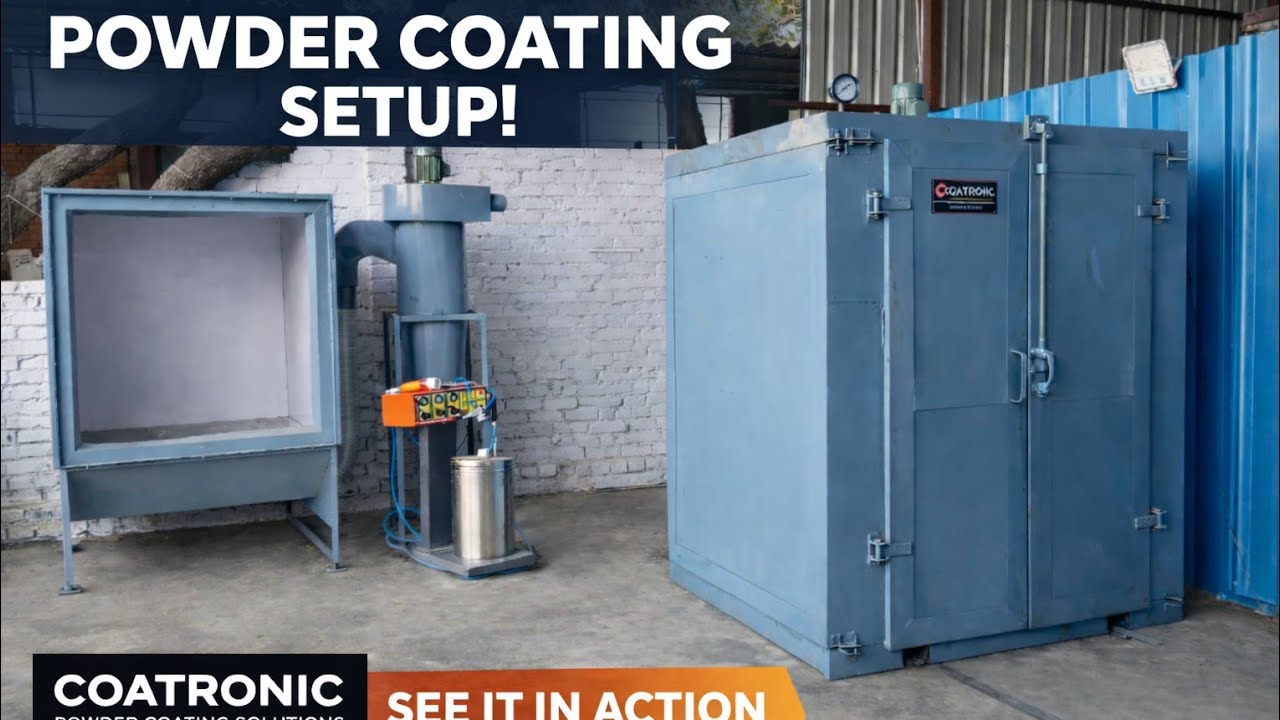 Industrial Powder Coating Setup 🔥 | Complete Plant with Oven & Cyclone | Coatronic