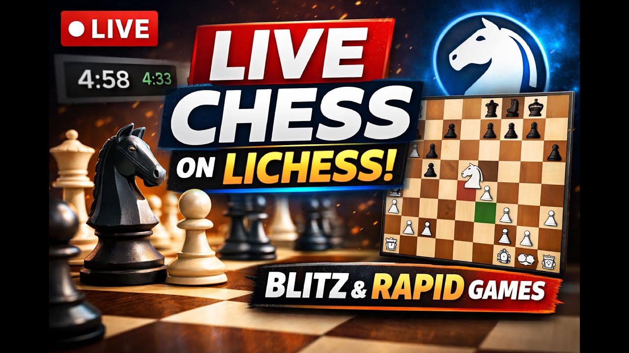 Playing LIVE Chess on Lichess | Join the Game!