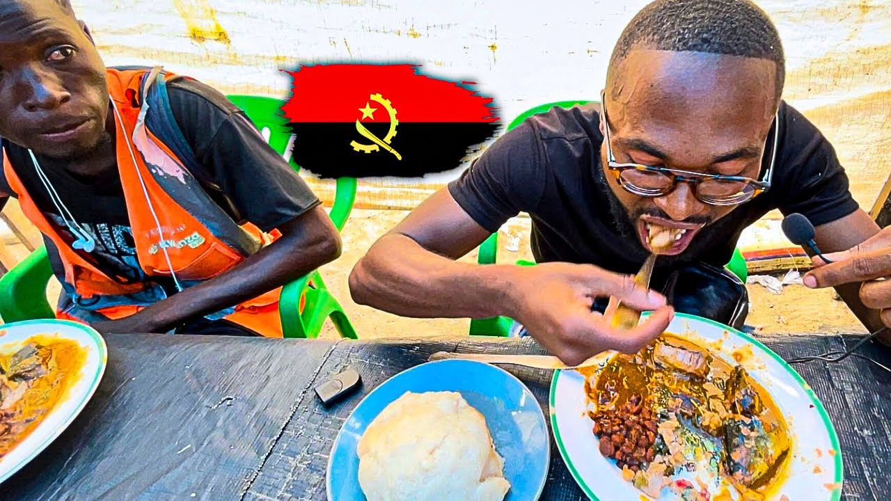 MERCADO DO PEIXE: ALMOÇO TÍPICO ANGOLANO A 700KZ 🇦🇴