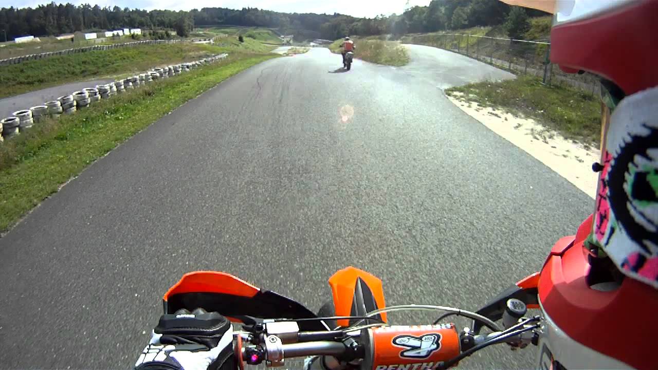 Stage de supermoto à Villars Sous Ecot en caméra embraquée