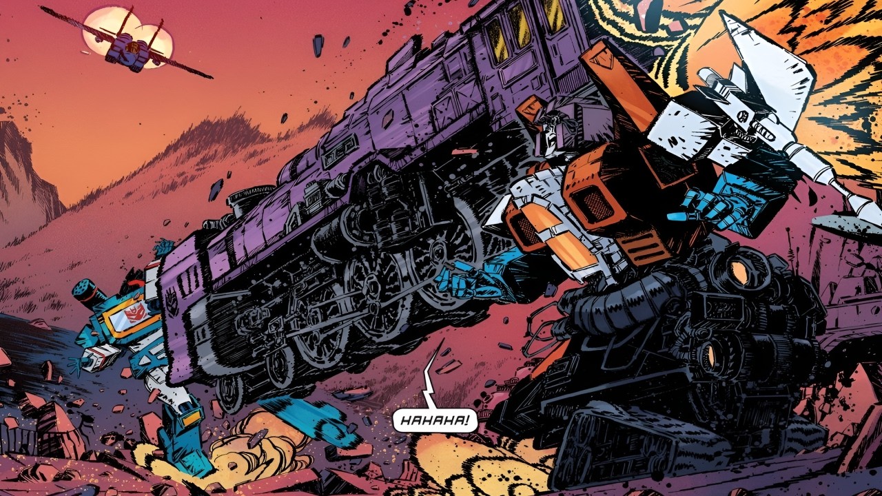Саундвейв против Старскрима, раунд 2! — Skybound Transformers (вселенная Энергона)
