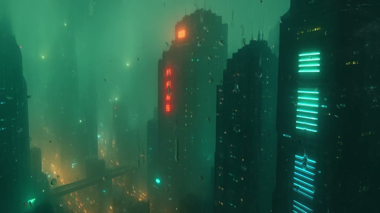 Blade Runner Rain Vibes – Futuristic Ambient Sound