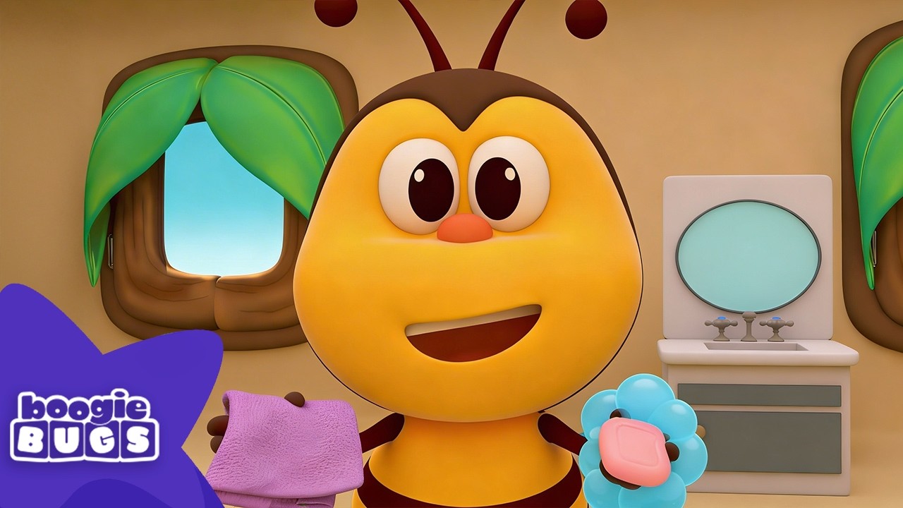Let's Wash our Hands | BOOGIE BUGS 🐞 Songs with a Story for Kids