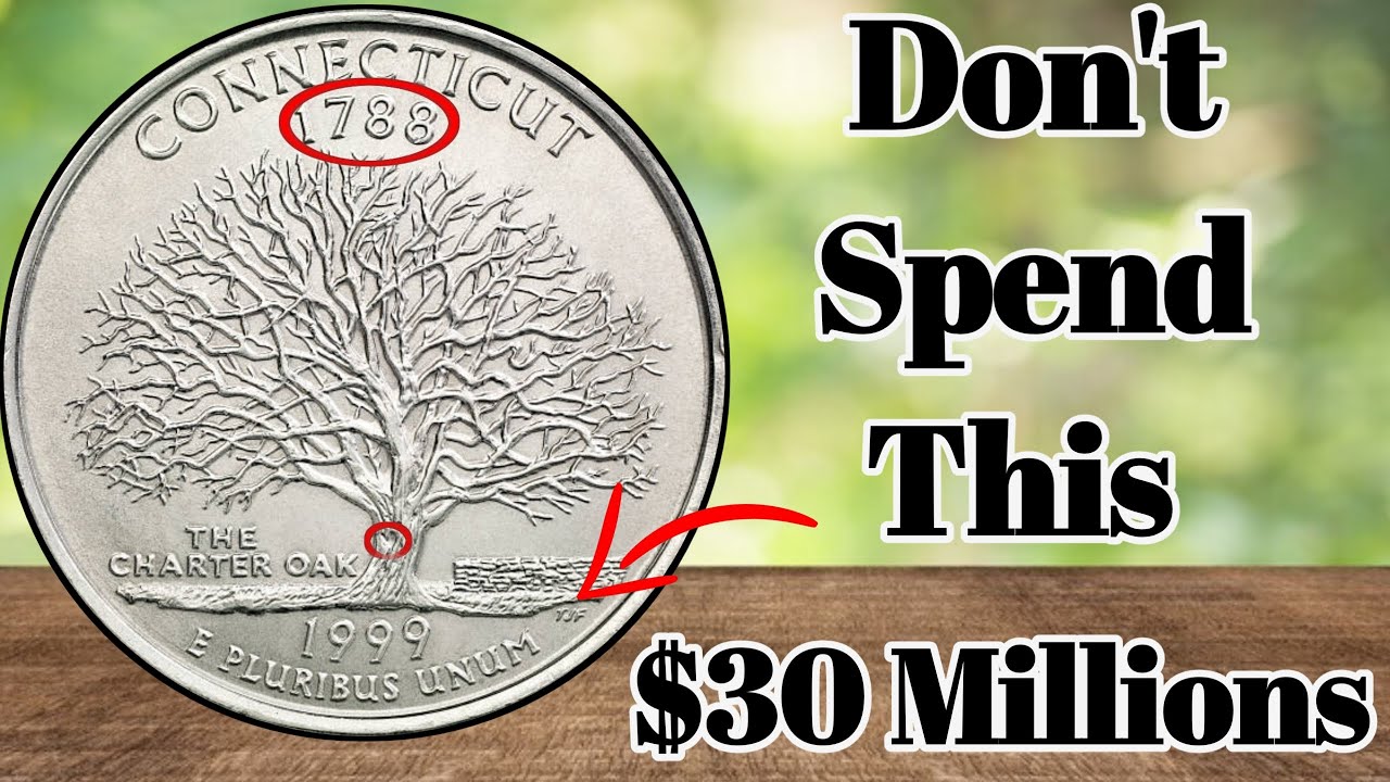 1999-D Connecticut Quarter Worth $20,000? Rare Coin Errors & Value Explained Simply!