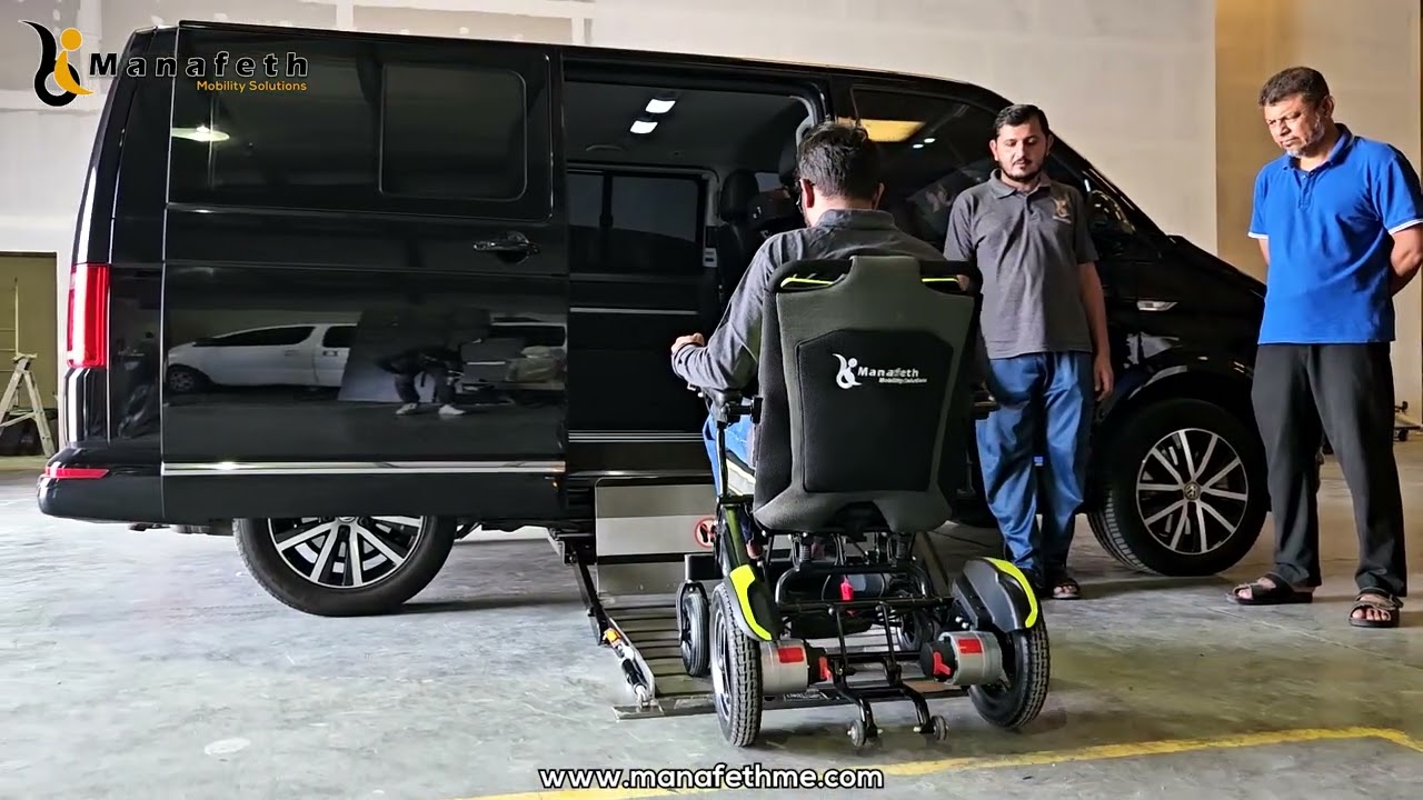 We installed mariani under vehicle lift on multi-van in dubai