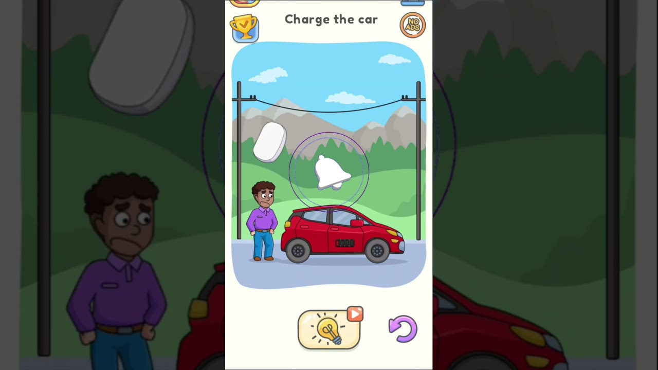 Can You Charge the Car? 🔋🚗 | Level 10 Puzzle Challenge #shorts