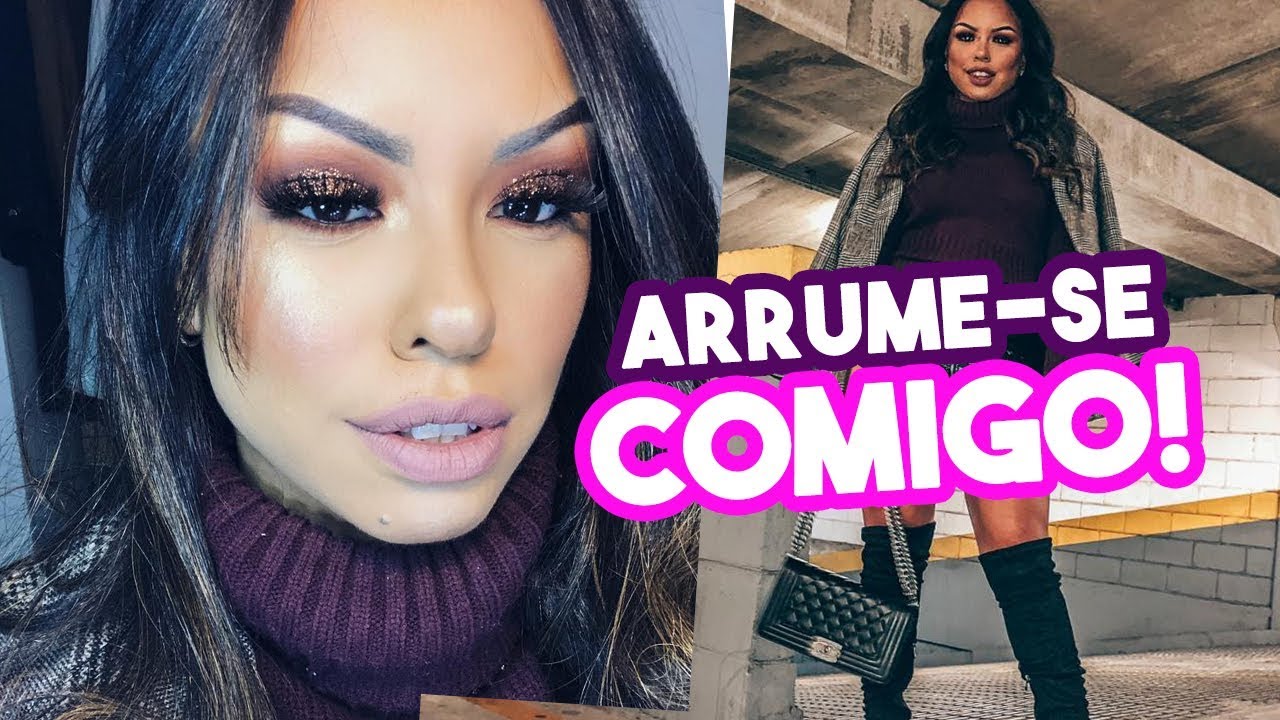 ARRUME-SE COMIGO: JANTAR DE NAMORADOS | MAKE + LOOK - Por @Nathinog