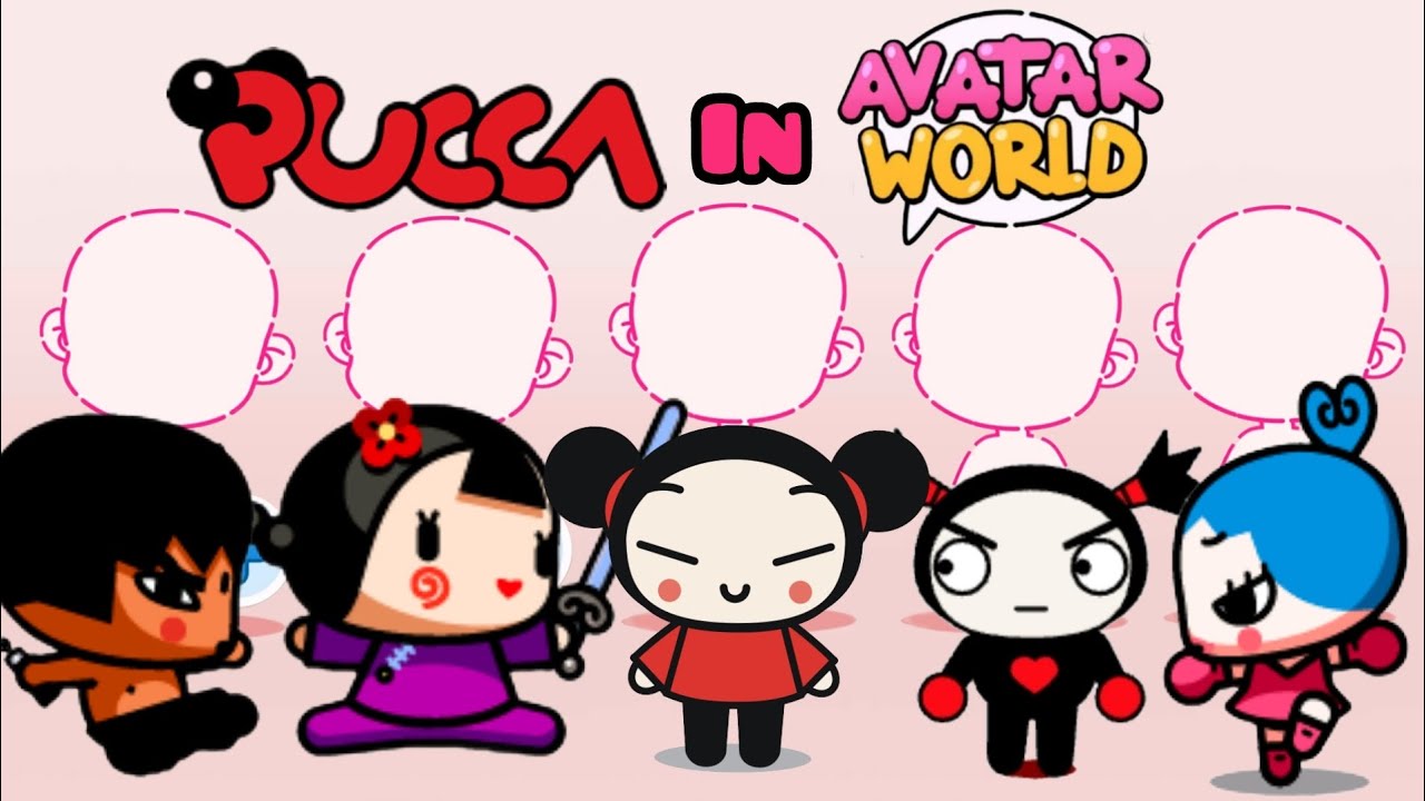 How To Make Pucca ❤️🥷🏻😻 in Avatar World #avatarworld #pucca #video