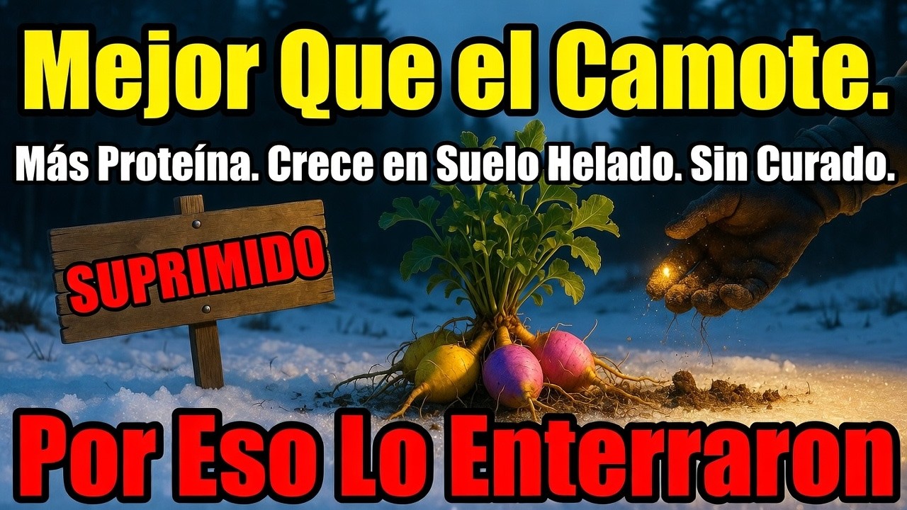 El Tubérculo Andino Que Sepultaron. Más Proteína, Crece en Hielo, Sin Curado.