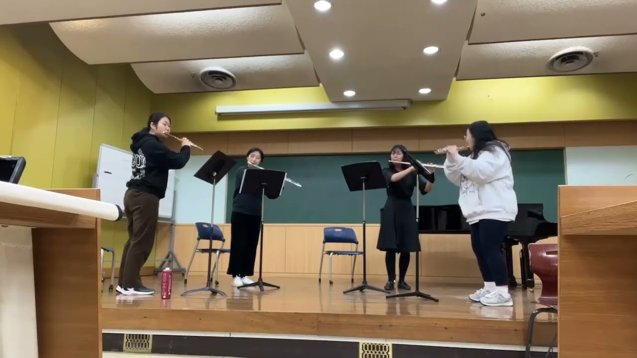 Jacques Castérède – Flûtes en Vacances / Ensemble Vacances(Ewha Womans University, Seoul, Korea)