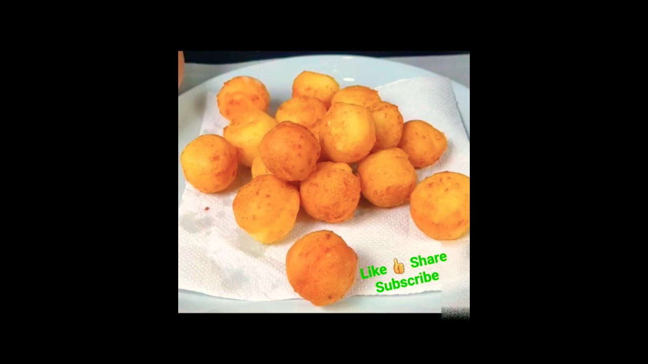 Yummy Cheesy Balls (Fritters) Breakfast Recipe 