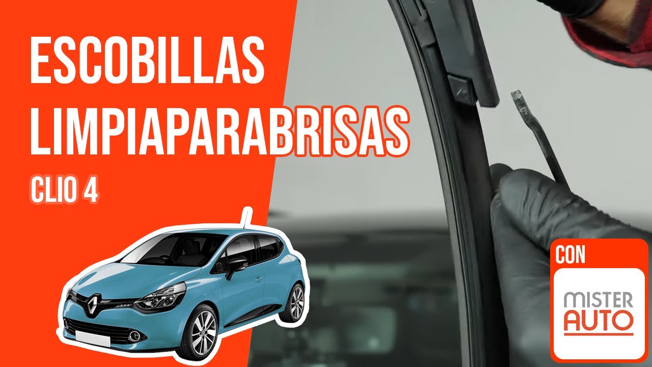Cómo cambiar los escobillas limpiaparabrisas Clio 4 🌧