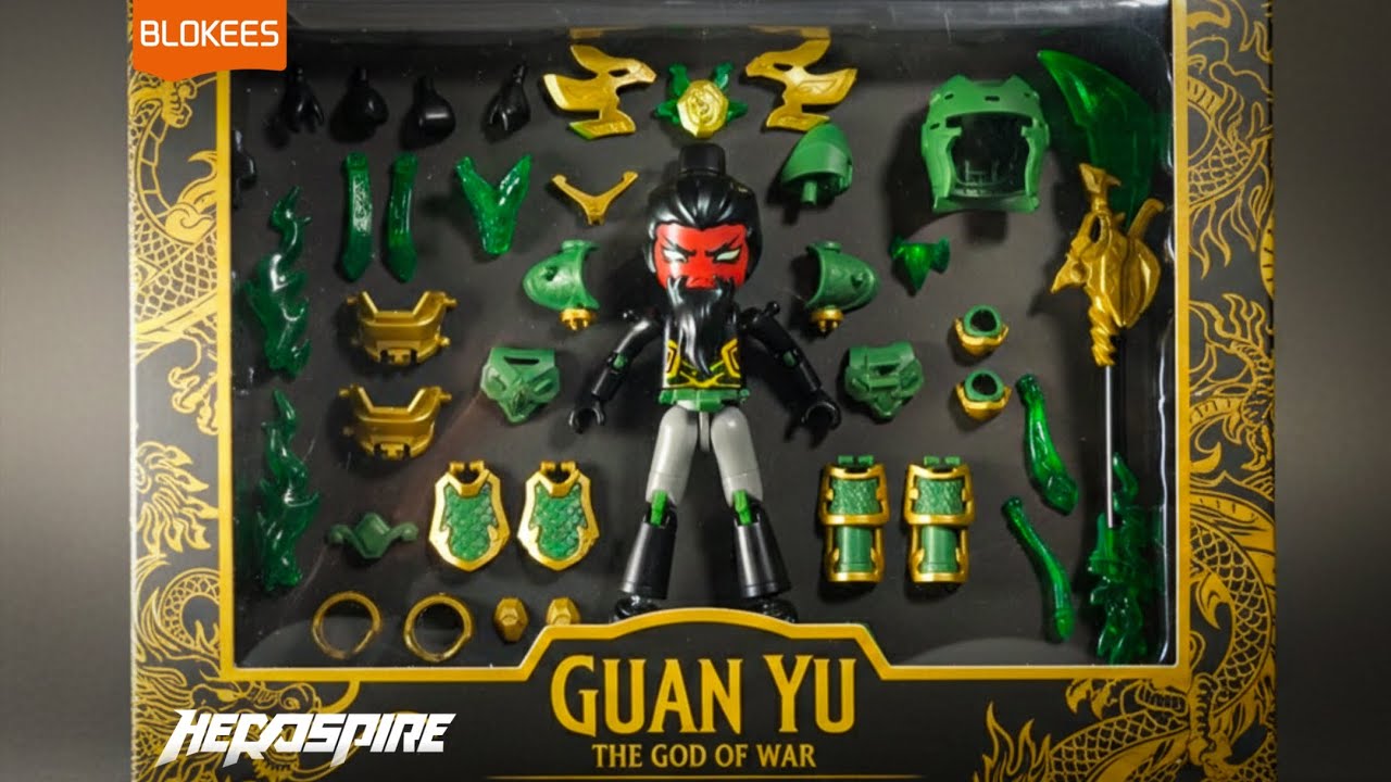 Blokees Herospire Unboxing - Guan Yu Armor Edition #blokees #herospire #guanyu