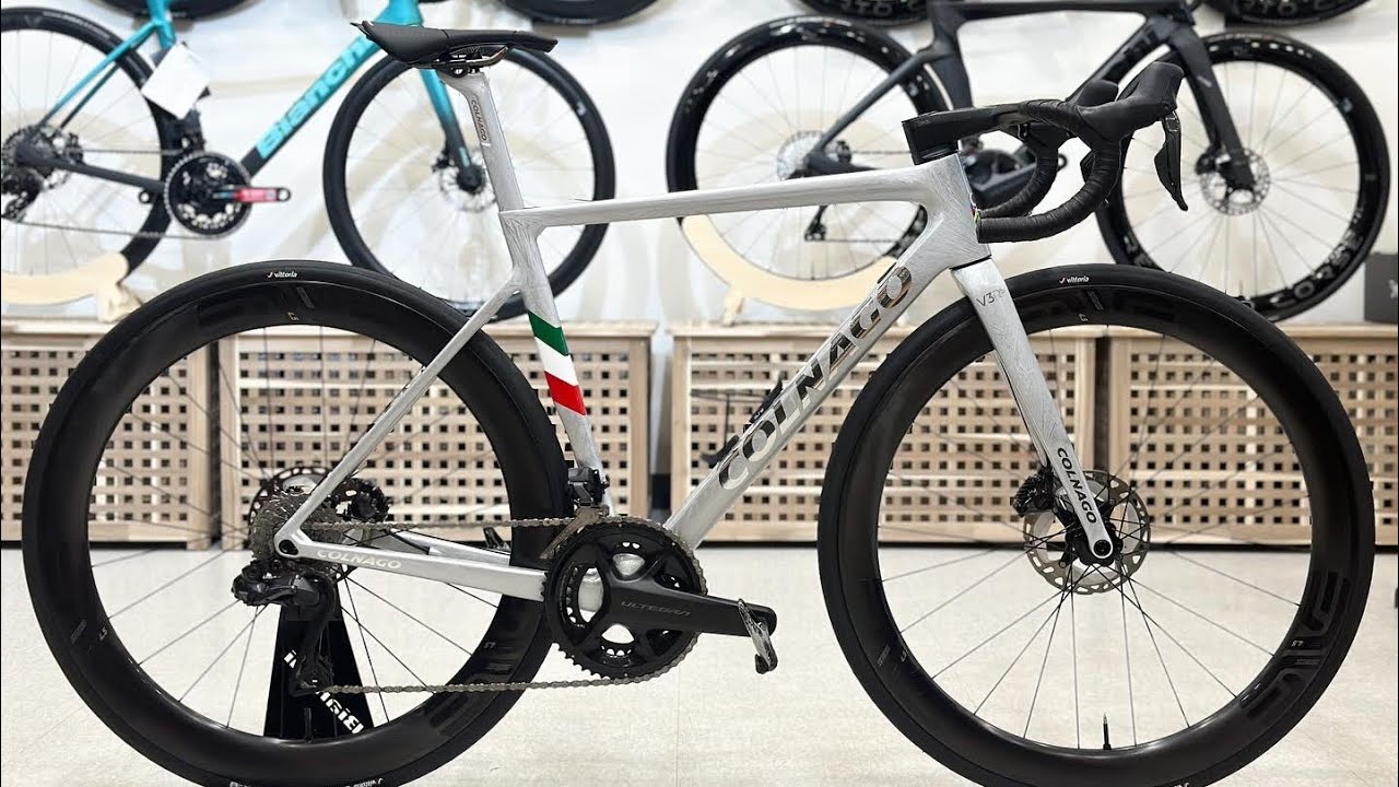 COLNAGO V3Rs ART DECOR 콜나고 V3Rs 아트 데코 프로즌 화이트 엔비 SES 4.5 조립