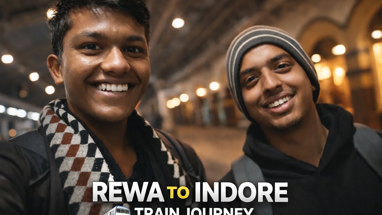 MBBS Friends | Rewa to Indore Train Journey 🚆|Medical Life Diaries | MBBS Friends Travel Vlog