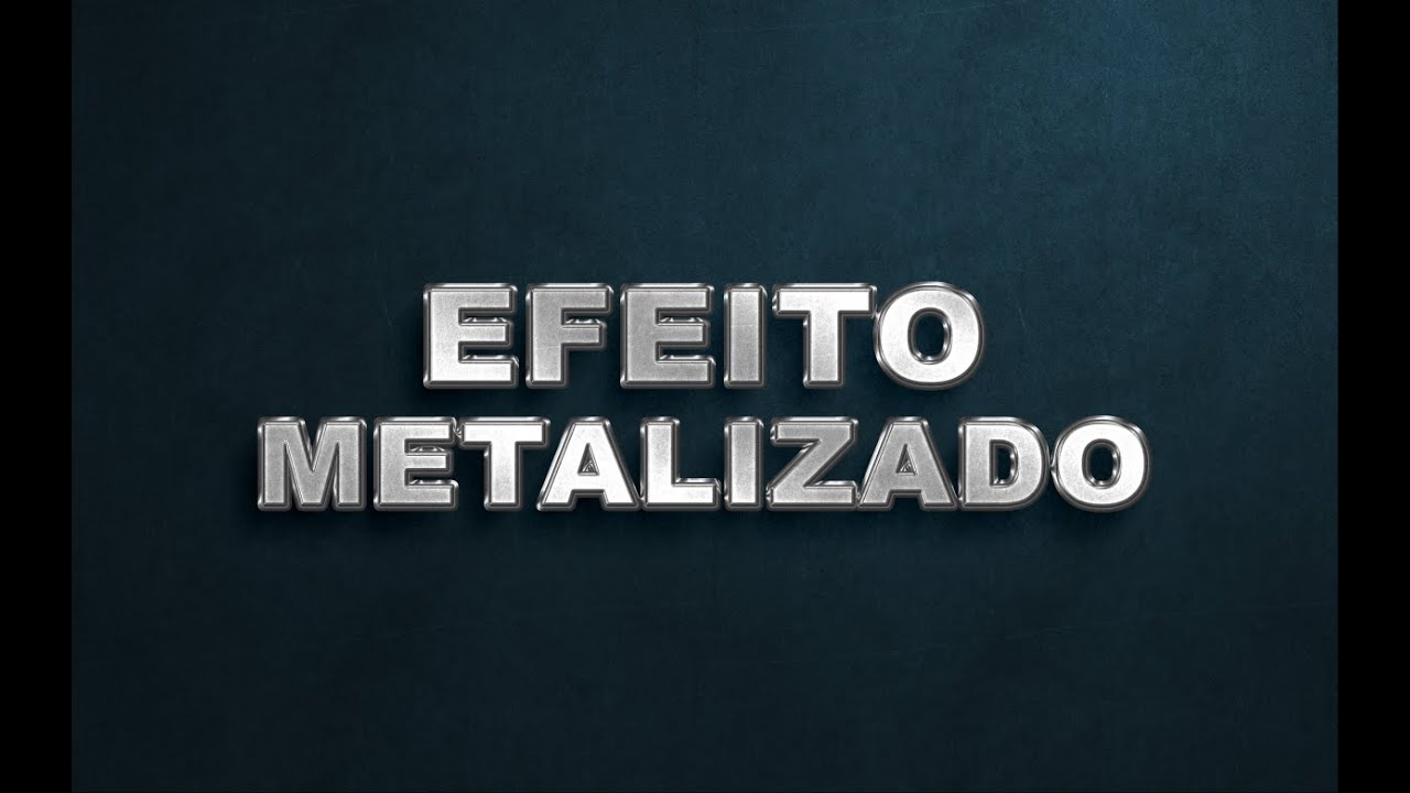 Como fazer efeito metálico (prateado) ou metalizado com o 