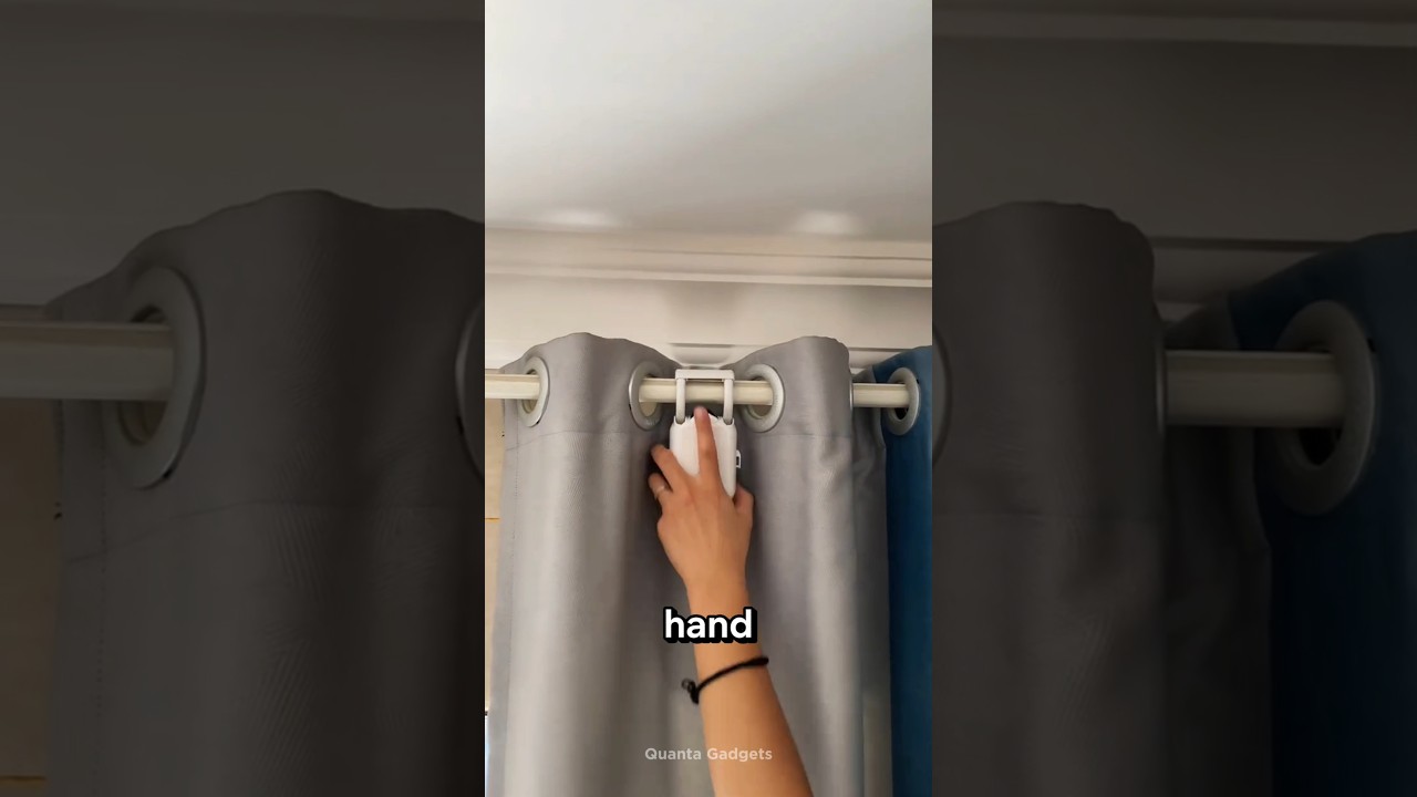 Transform Your Curtains into Smart Curtains—No Wiring, No Hassle! 