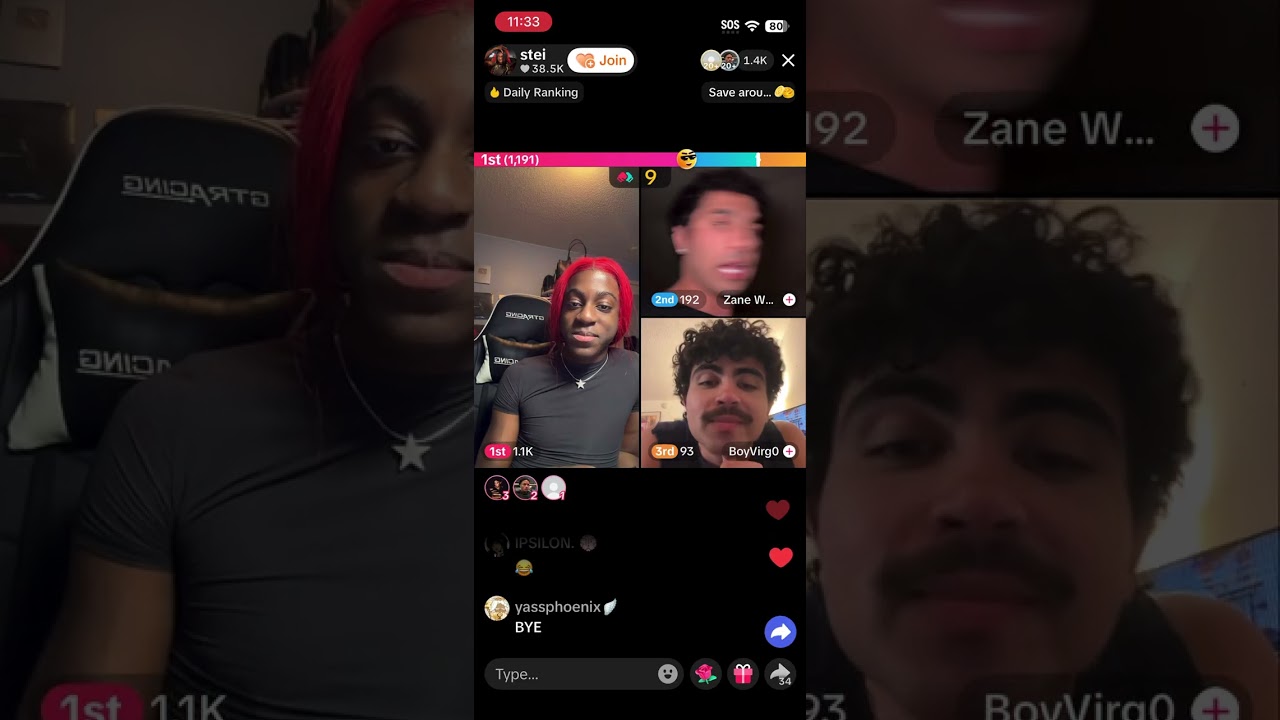 Stei TikTok Live with Zane Walker, Pablo, Mitch, Chris Cotter, KingJax + others (1/08/26)