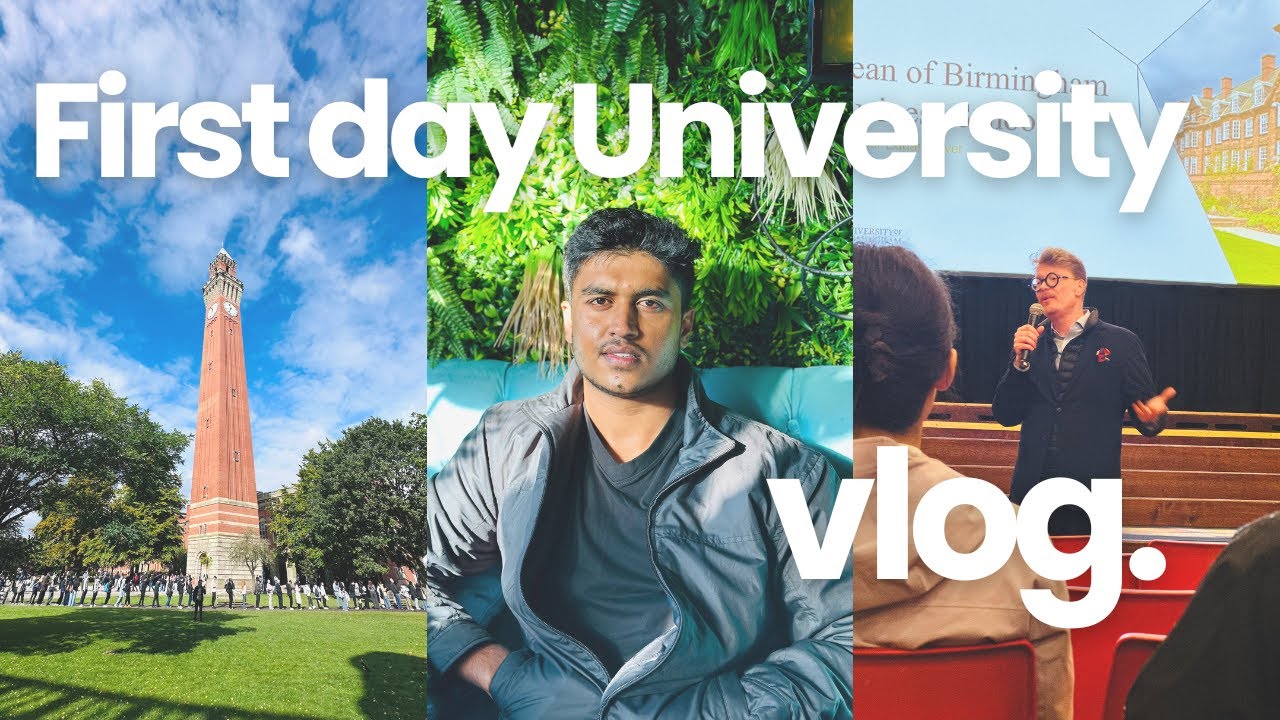 First day in the uni | Welcome Week Video | University of Birmingham | London | Birmingham |