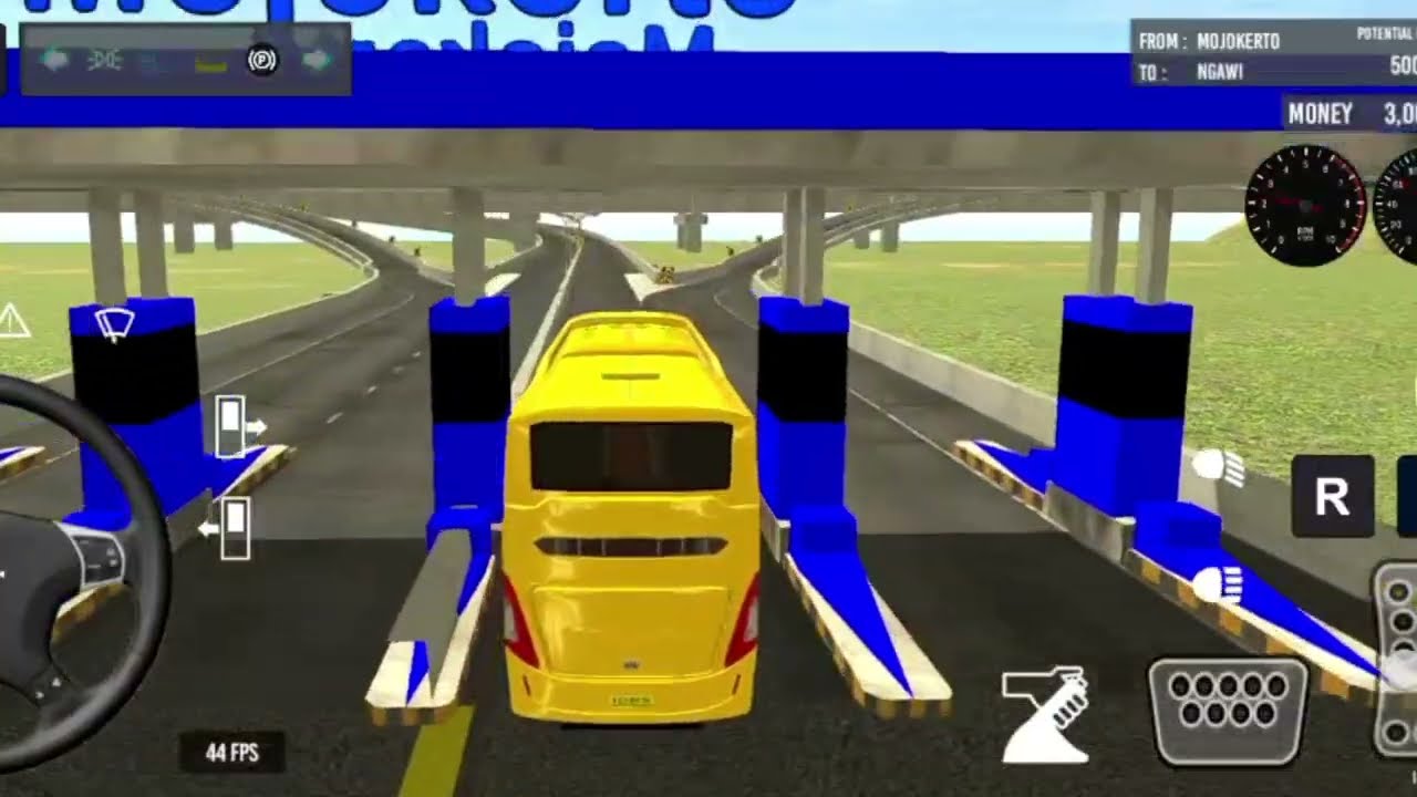 2026 new coach bus simulator 💥 ||2025 indonesia bus simulator part-9 #bus #gaming  #simulator #1