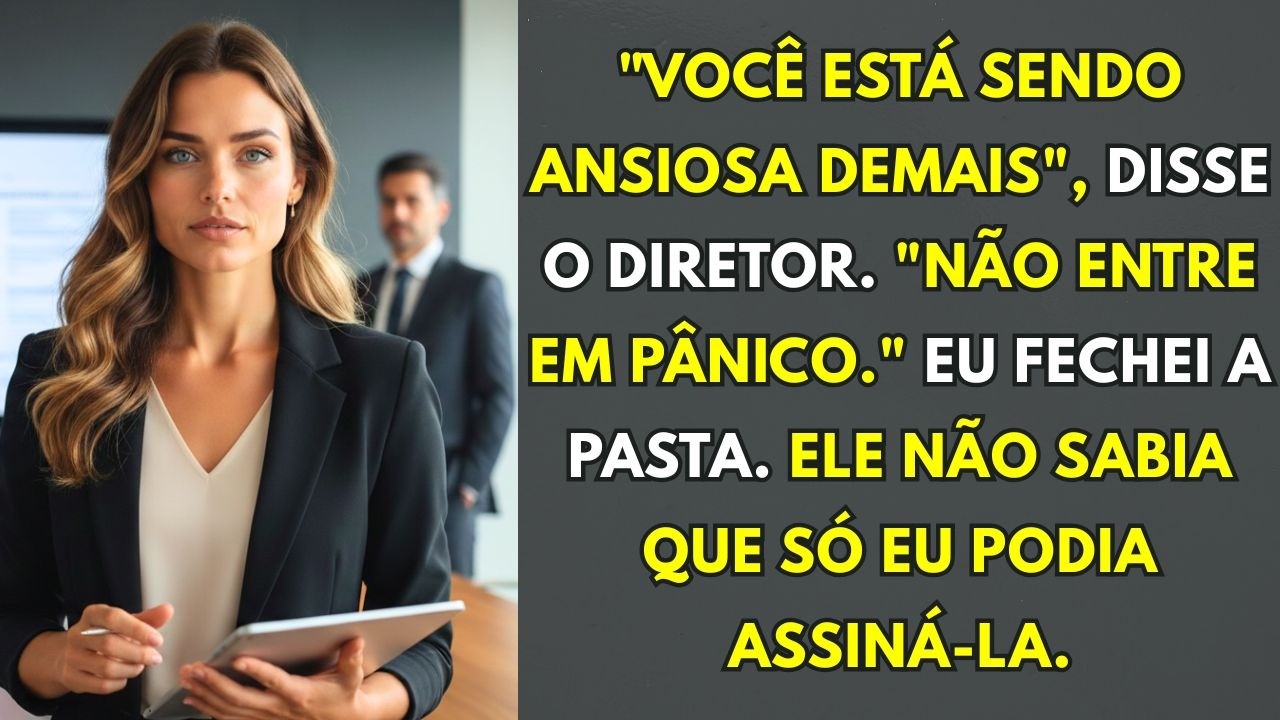 O Diretor Riu Dos Meus Avisos — Ele Não Sabia Quem Assinava A Importação