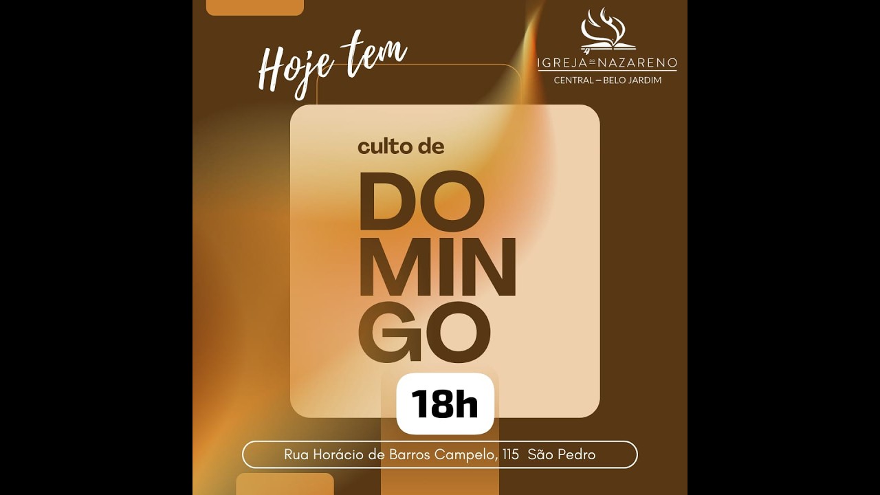 CULTO DE CELEBRAÇÃO    15/03/2026