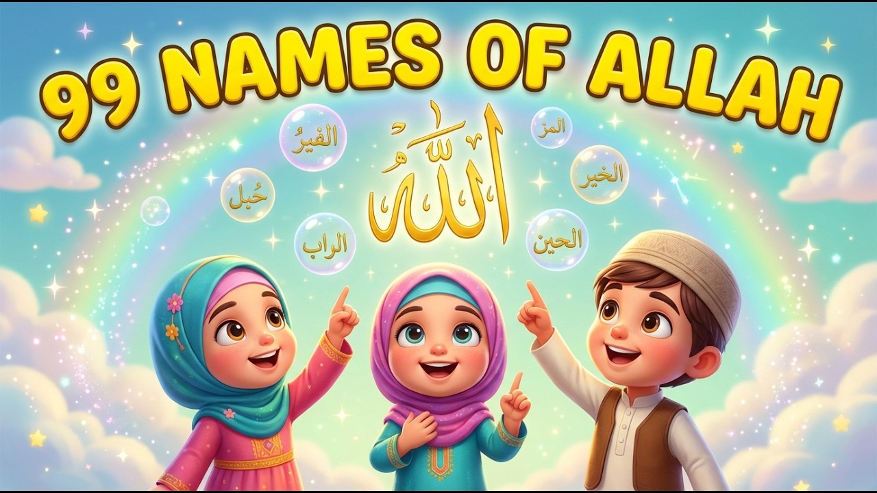 All Beautiful Names of Allah | اللہ کے 99 نام | Alhamdulillah Allahu Akbar Subhan Allah