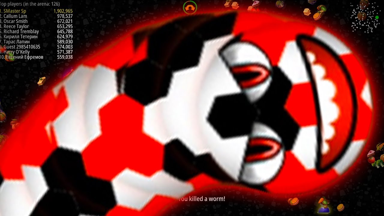 WormsZone.io 1,900,000+ Score Epic Worms Zone Best Gameplay! #1