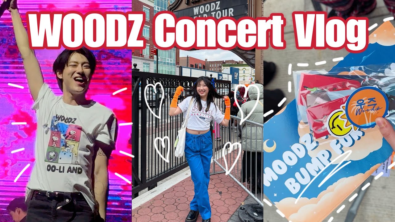 WOODZ OO-LI AND IN NYC♡ vip concert experience, lots of fancam & captions, 中/Eng, 무즈로그