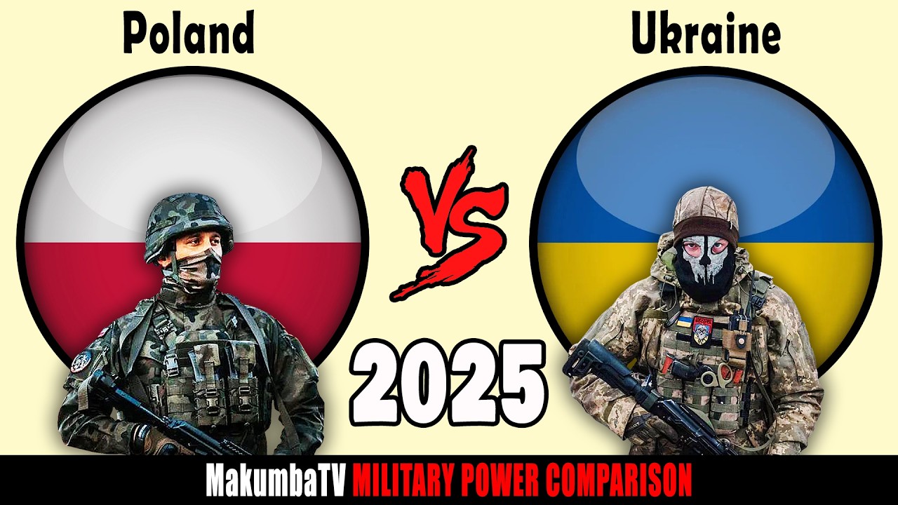Polska vs Ukraina 2025 | Por&oacute;wnanie siły militarnej #militarypower