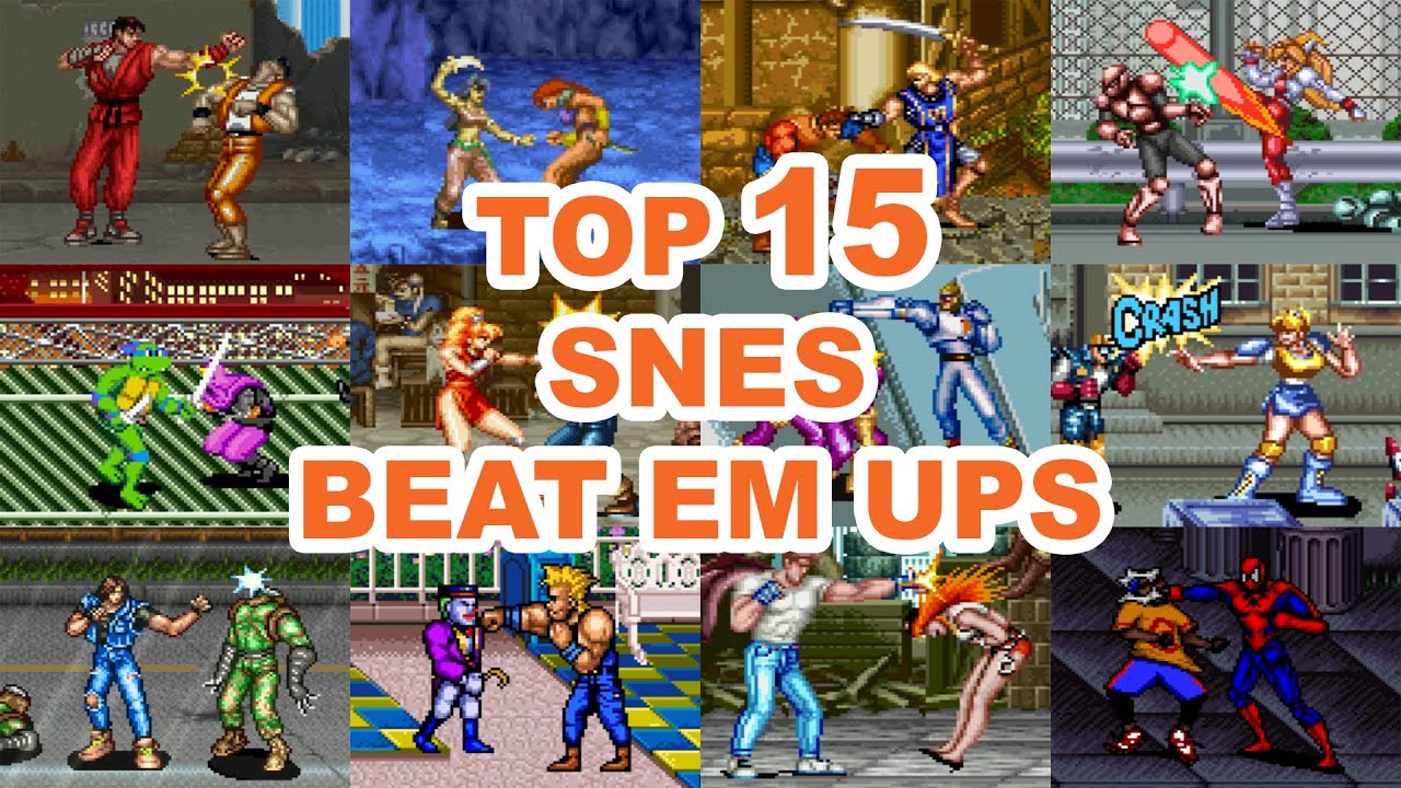 Top 15 SNES Beat Em Ups Games for all Time