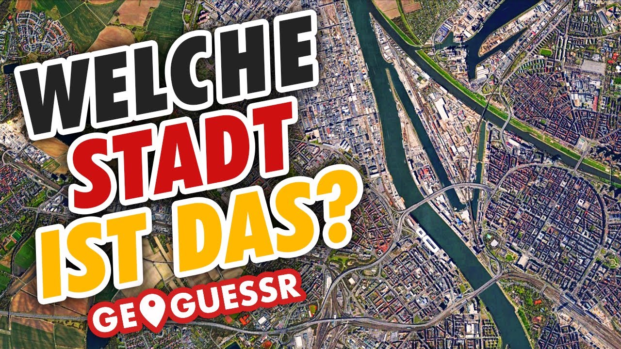 DEUTSCHE STÄDTE auf Satellitenbildern erraten! | GeoGuessr