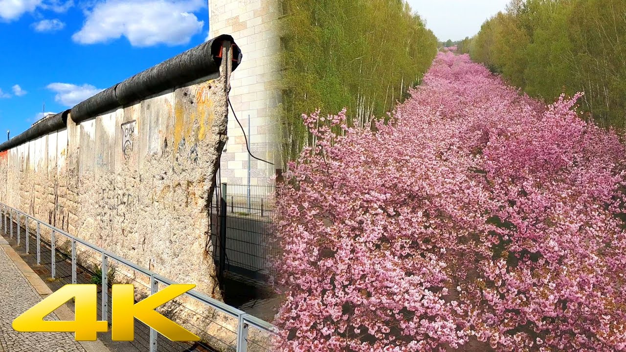 4K | Berlin Wall today (33 years after the fall)