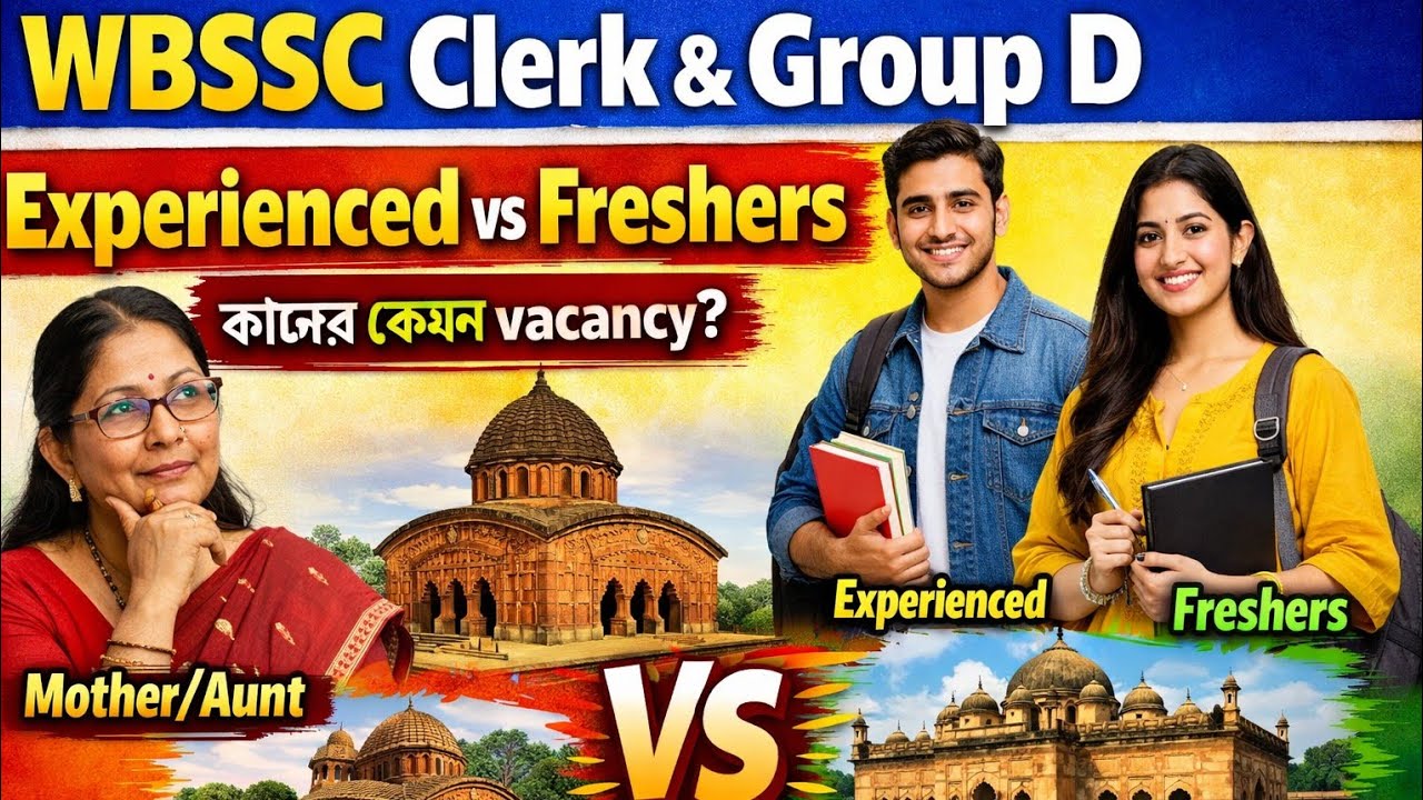 WBSSC ক্লার্ক AND Gr D Experienced vs Fresher's কার সুযোগ কেমন? All Doubtful QUESTION কি করবে এসএসসি