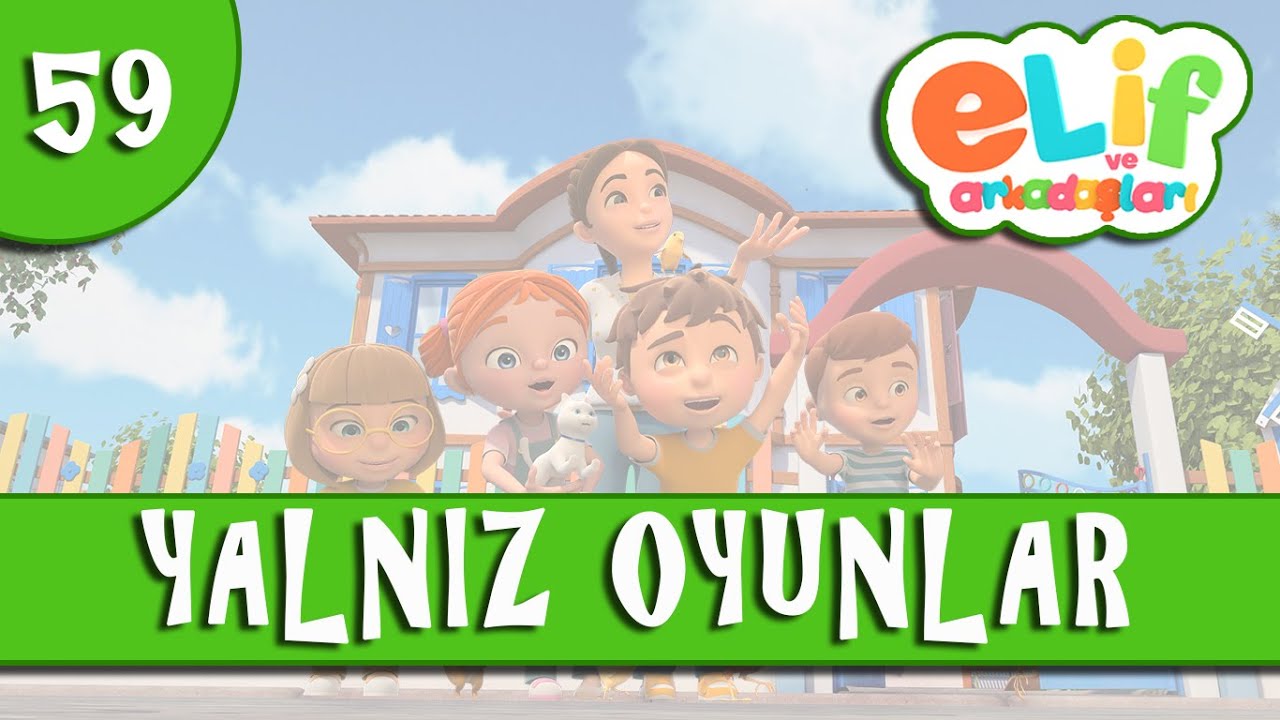 Elif ve Arkadaşları - Bölüm 59 - Yalnız Oyunla - TRT Çocuk Çizgi Film