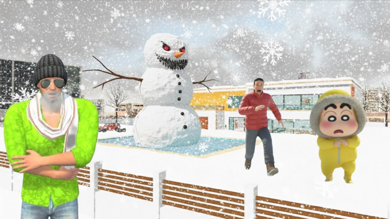 Jack Ki City Me Snow Man ❄️☃️ Indian Theft Auto Simulator | New Update