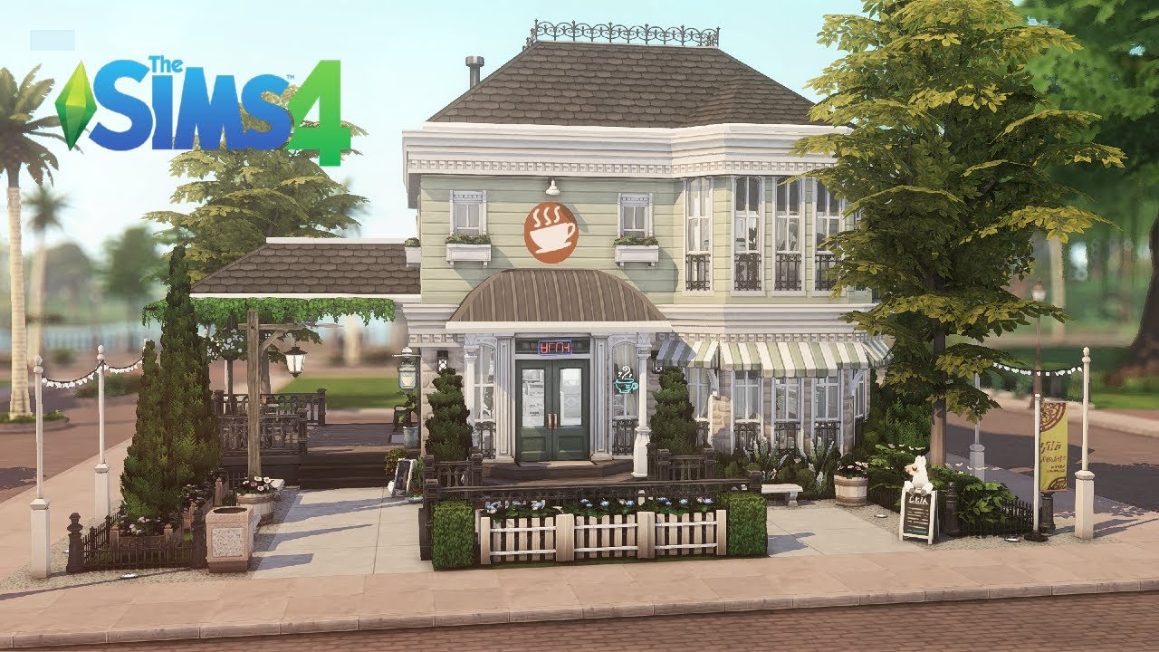 The Sims 4 | Stop Motion | Magnolia Coffee House | Cafe | Schnuck Collab | NoCC