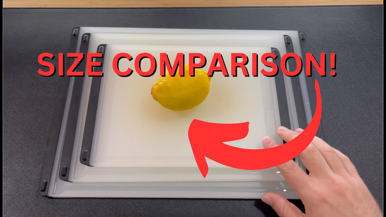 Size Comparison: OXO Good Grips Carving vs Everyday vs Prep Cutting Boards