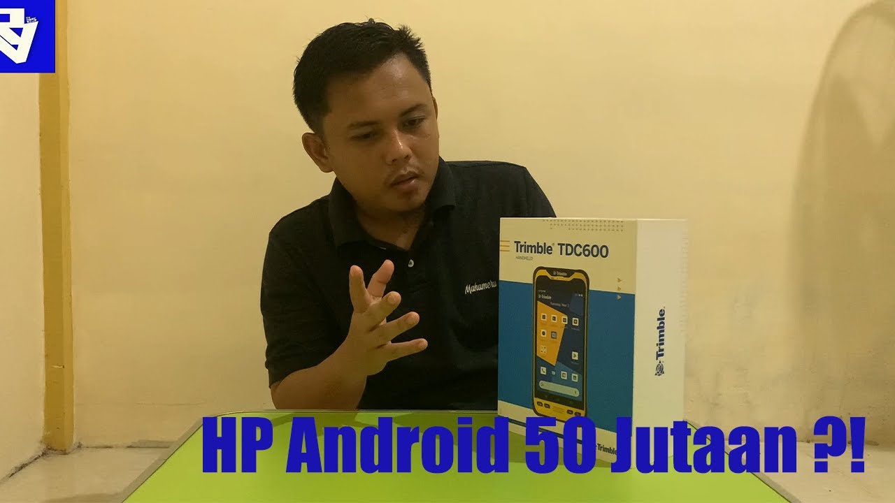 HP Android 50 Jutaan?! Unboxing Trimble TDC 600...HP yang bukan sekedar HP