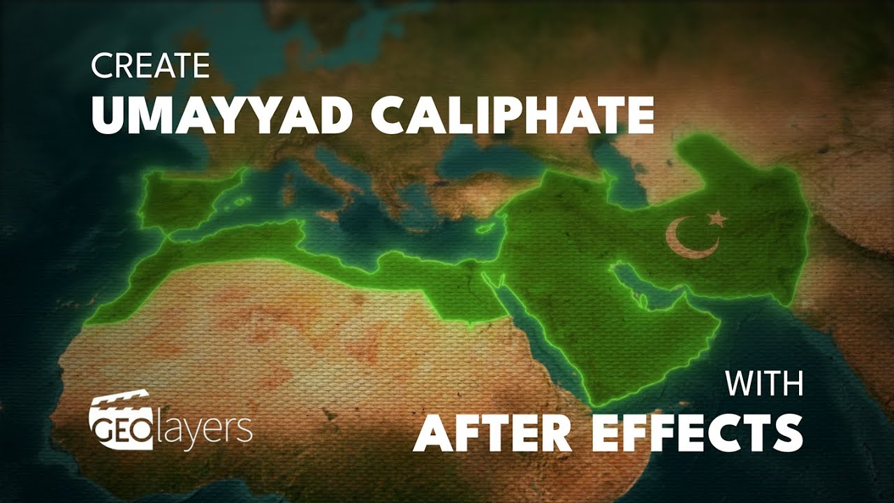 How to Animate Historical Maps in Geolayers | Umayyad Caliphate 750 AD After Effects