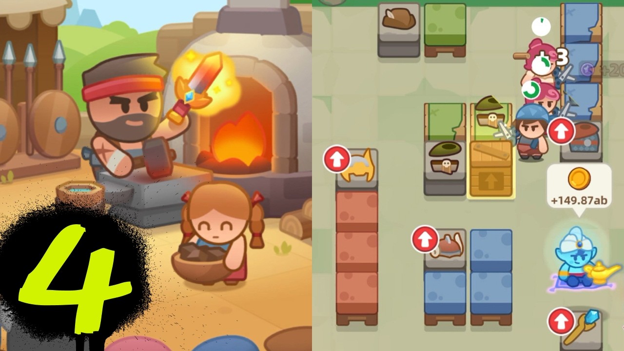 ⚔️ Idle Weapon Shop #4 | Scene 1-7 | Android No Commentary Gameplay Walkthrough