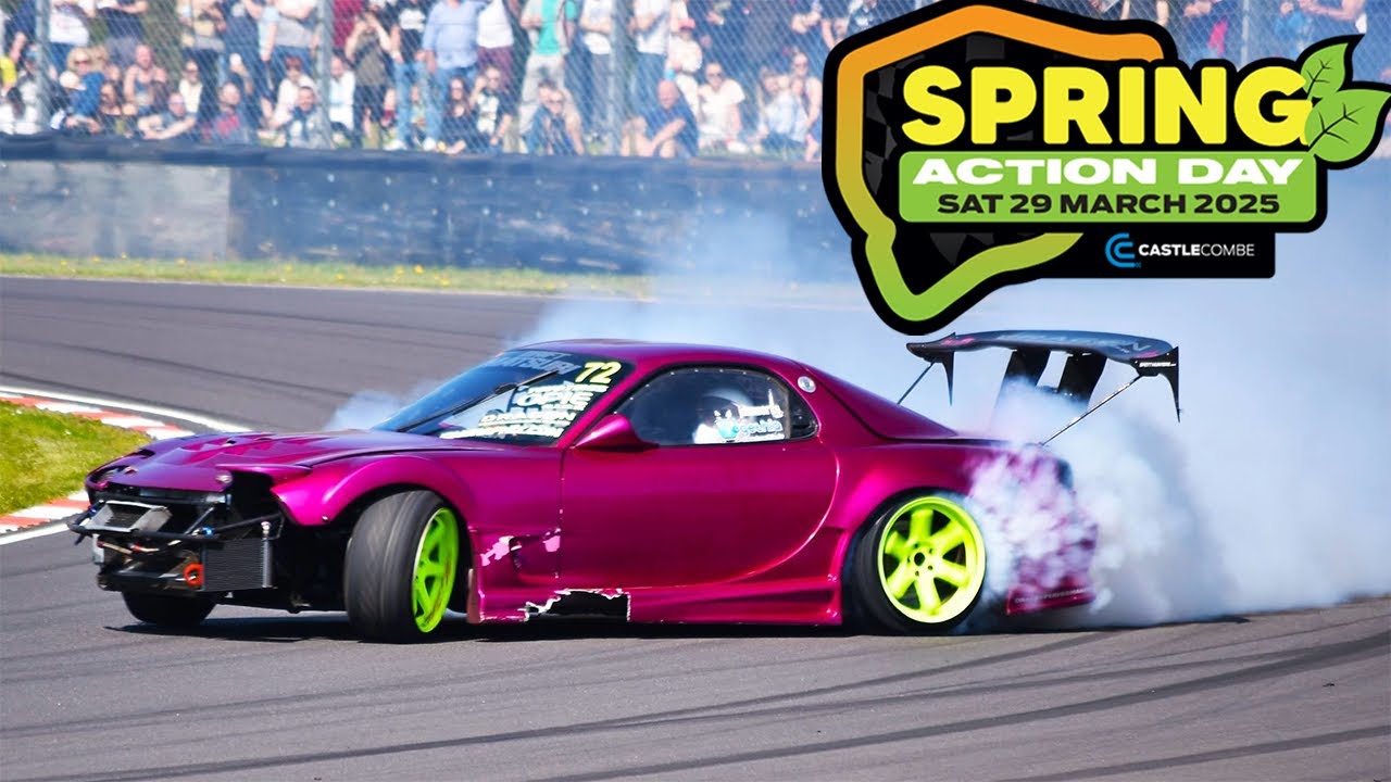 Castle Combe Spring Action Day Crashes Drifts And Show Cars 2025!