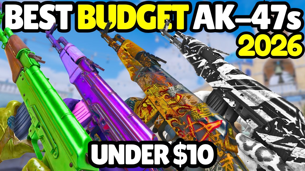 The BEST CHEAP AK-47 Skins Under $10 in 2026 (CS2 Budget AK Skins)